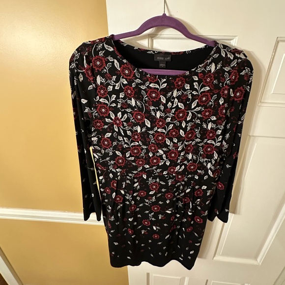 J Jill Floral Dress - Size M - Picture 1 of 7